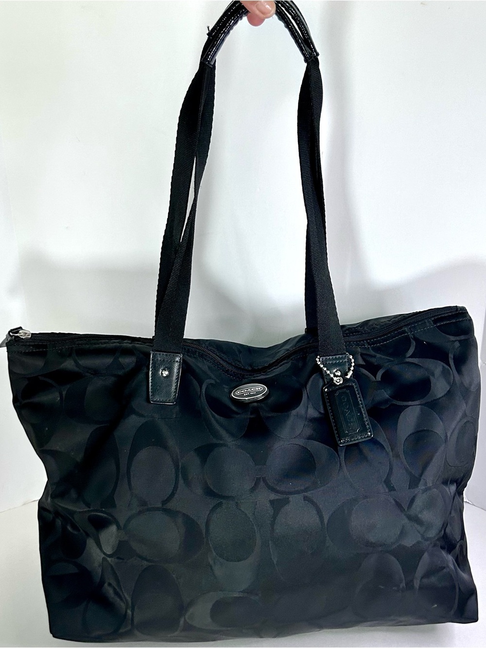 Coach Getaway Packable Weekender Tote Black Signature
